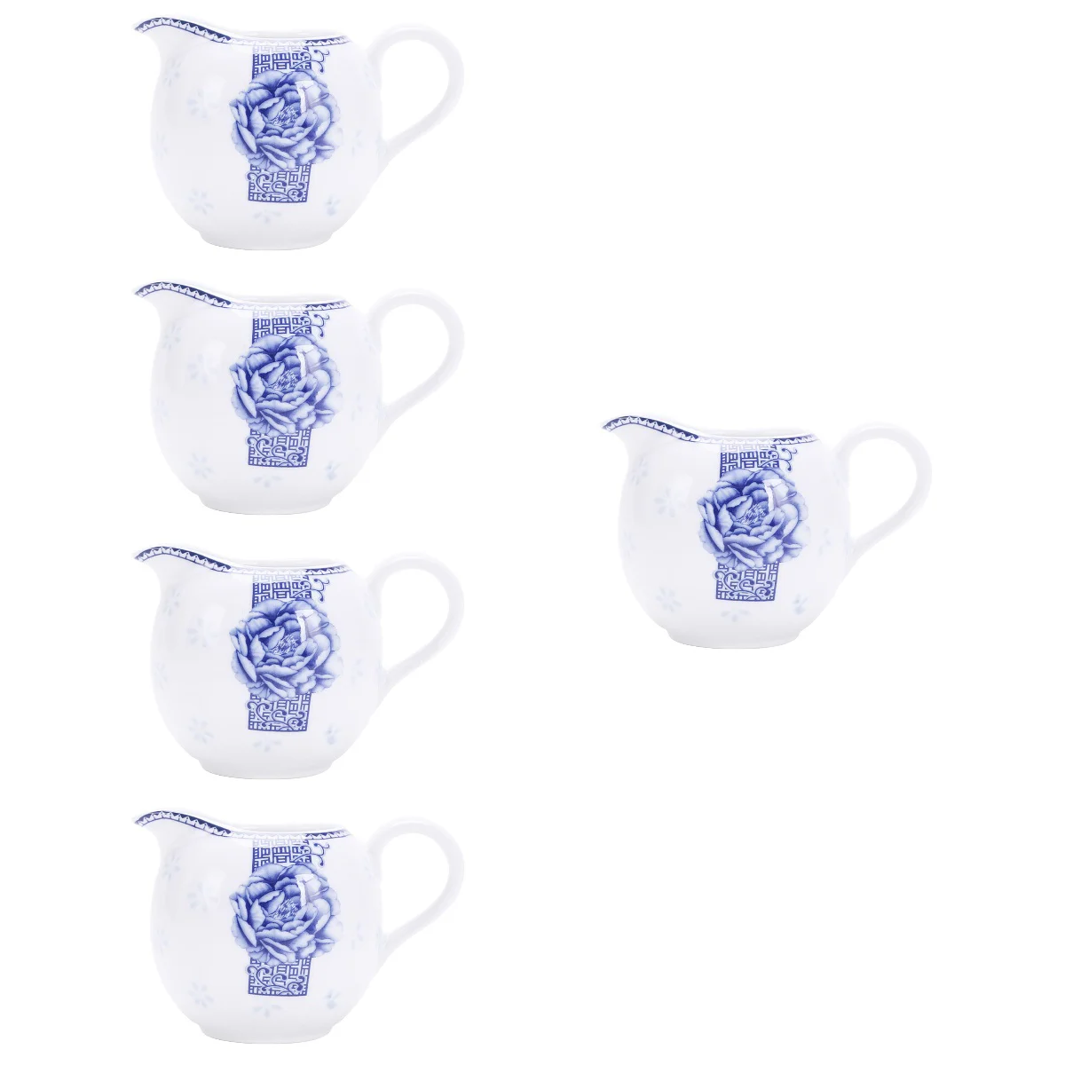 

5pcs Pitcher Gravy Boat Creamer Pitcher Gravy Pitcher Ceramic Syrup Pitcher for Kitchen