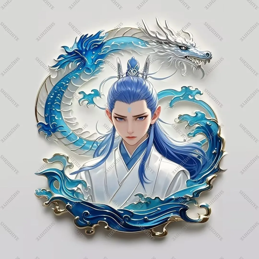 Магнит на холодильник Nezha Devil's Child Haohai Aobin