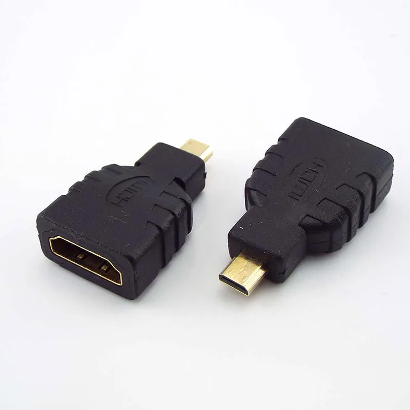 

1/2/5Pcs Micro HDMI-compatible Male to Female Adapter Type D to A Connector Converter Adapter for Xbox 360 for PS3 HDTV