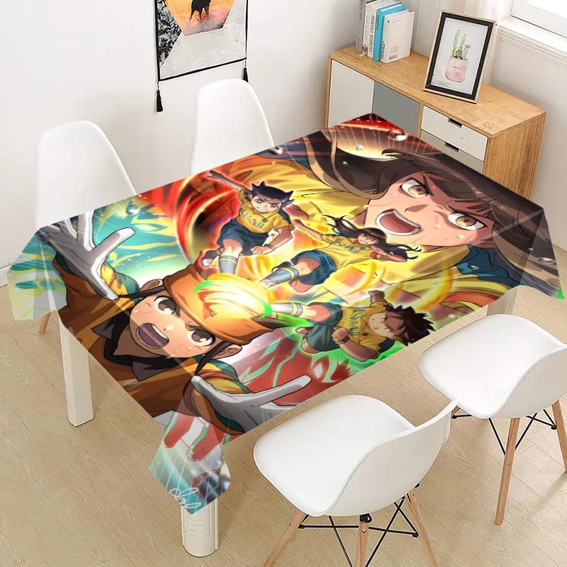 

Inazuma Eleven Tablecloth Oxford Fabric Square/Rectangular Dust-proof Table Cover For Party Home Decor TV Covers