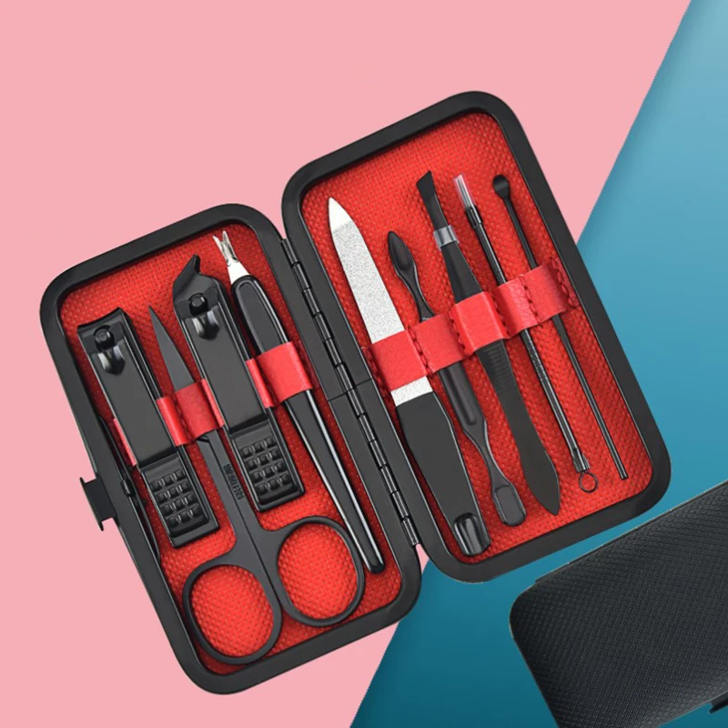 

7/9 шт., пинцет для ногтей из нержавеющей стали