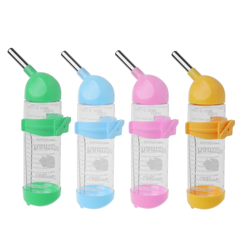 

Pet Water Fountain 125ml Hanging Water Feeder for Hamster Guinea Pigs Chinchilla