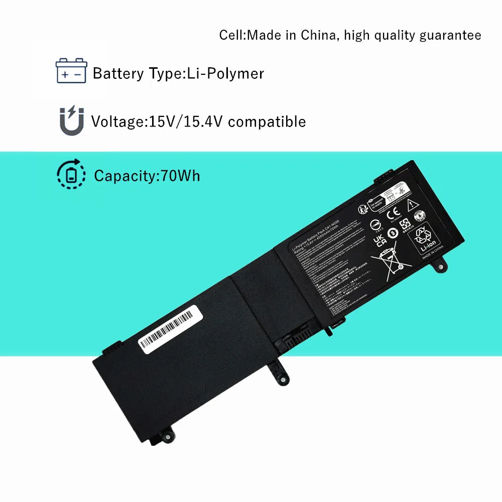 Фото Аккумулятор C41-N550 для ноутбуков ASUS Q550L Q550LF G550 G550J G550JK N550 N550J N550JK N550JV N550JK-DS71T №3