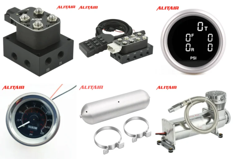 Универсальный 1/4 NPT 0-300Psi 12V контроль пневматической подвески 4-угловой блок