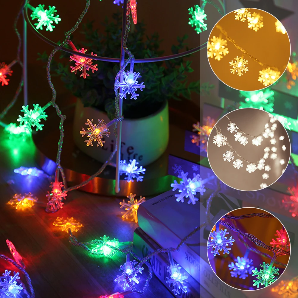 

Christmas String Lights 1.5M 6M LED Curtain Icicle Garland String Lights Droop Decoration for Eaves Home Garden Street Outdoor
