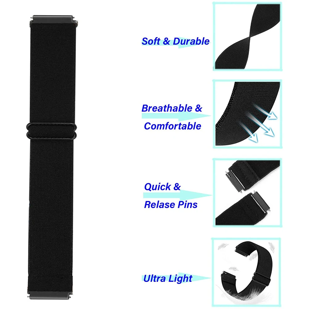 Nylon Solo Loop Strap For Xiaomi Watch S1 Band Fabric Elastic for MiWatch S1 Active Xiaomi Watch Color Belt Bracelet Watchbands