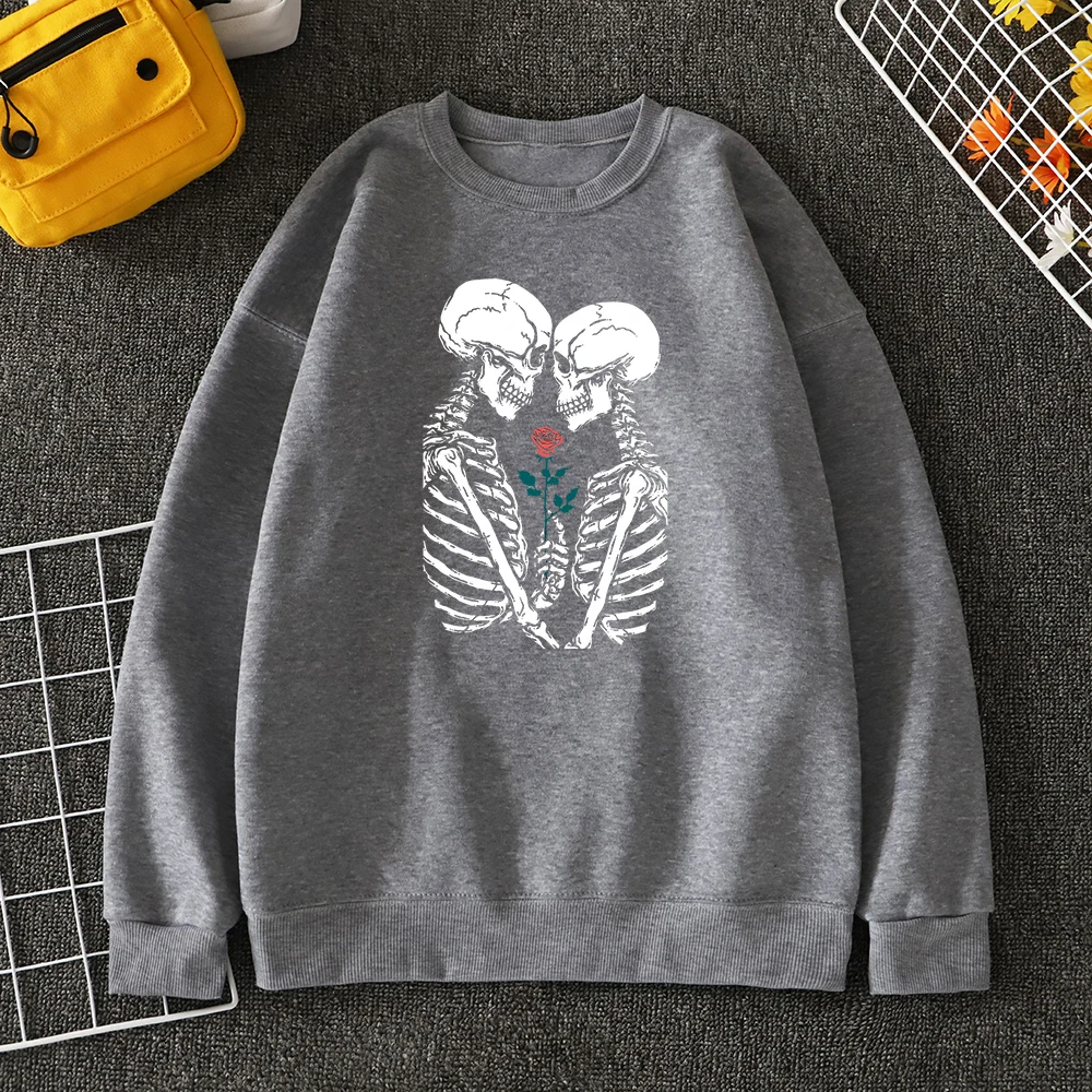 

The Great Death Of Love The Lovers Print Mens Hooded Kpop Crewneck Pullovers Street Casual Sweats Korean Full Sleeve Men Clothes