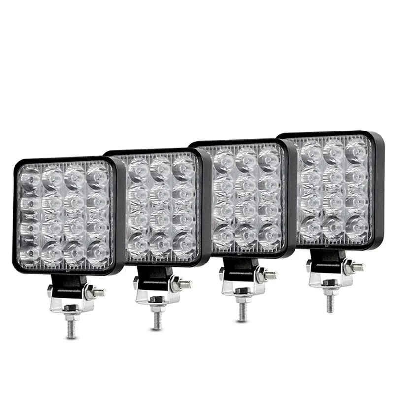 

New Mini Off-Road LED Light Bar 12V 24V 48W Square Car Truck Boat