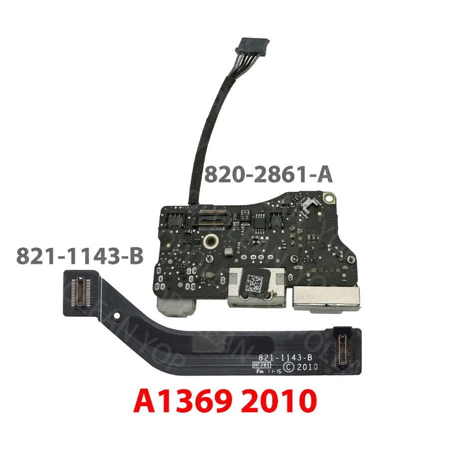 Оригинальная USB-аудиоплата ввода-вывода с гибким кабелем для MacBook Air 13 дюймов A1466