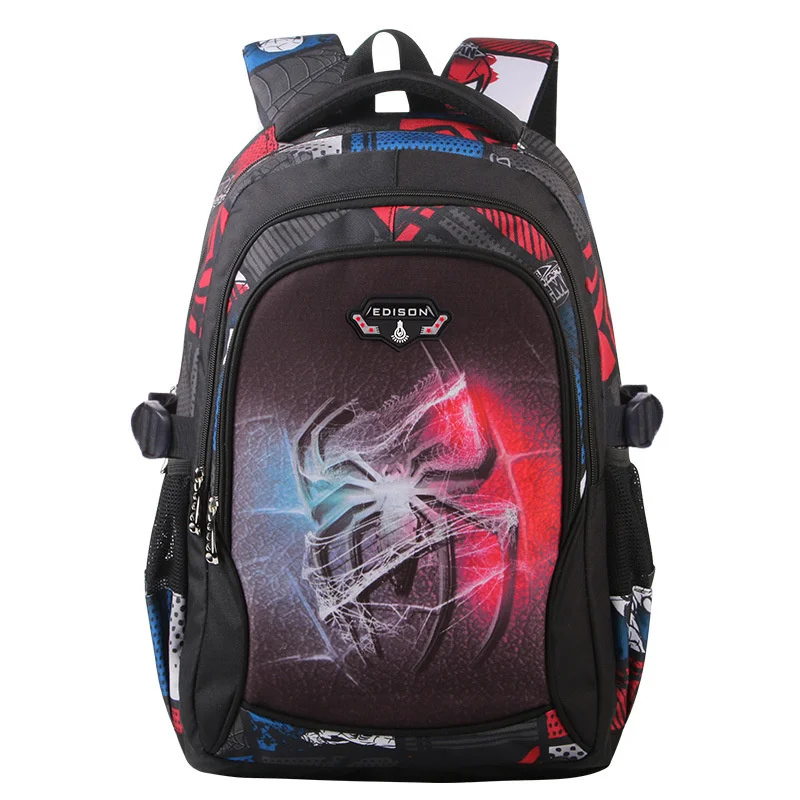 

New Polyer Boy School Backpack Kids Girl Primary Schoolbag Orthopedic Children Miracle Series Cartoon 3D Printing Back Pack