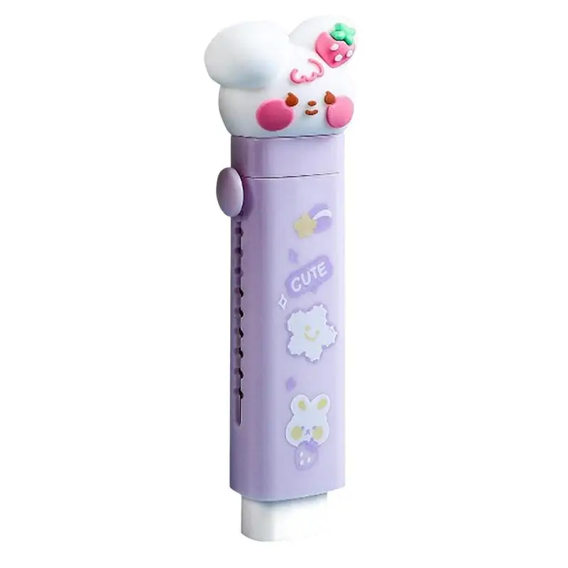 Eraser Cute Pattern Erasers Click Erasers Retractable Click Erasers Retractable Eraser Stick Click