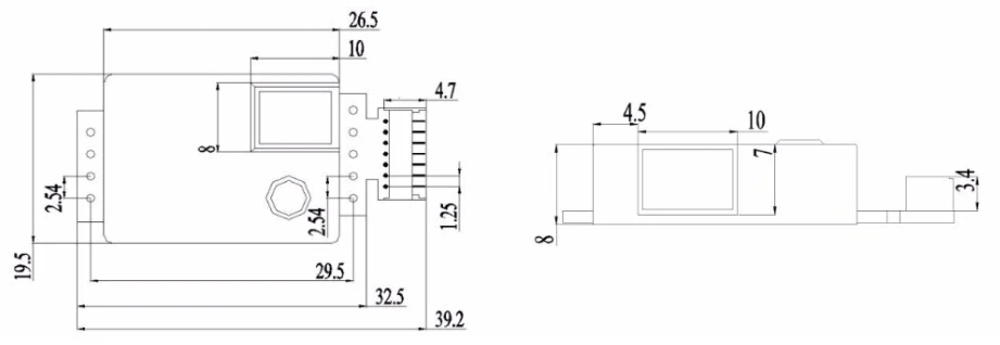 MH-Z19 MH-Z19B модуль инфракрасного датчика CO2 датчик углекислого газа для монитора