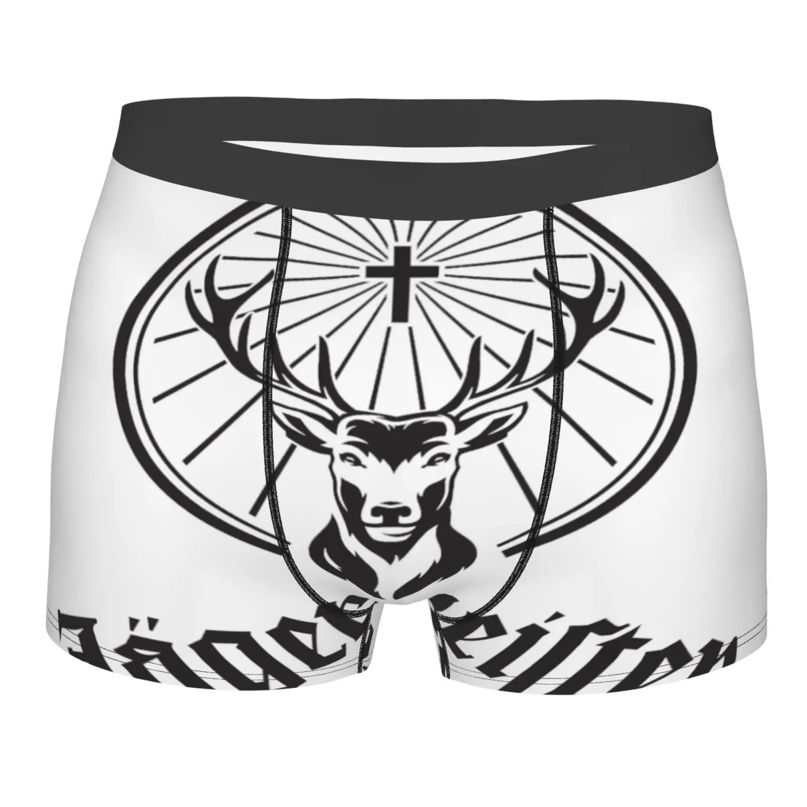 

Трусы-боксеры Jagermeister мужские, пикантное нижнее белье из полиэстера, стрейчевое нижнее белье, 1810