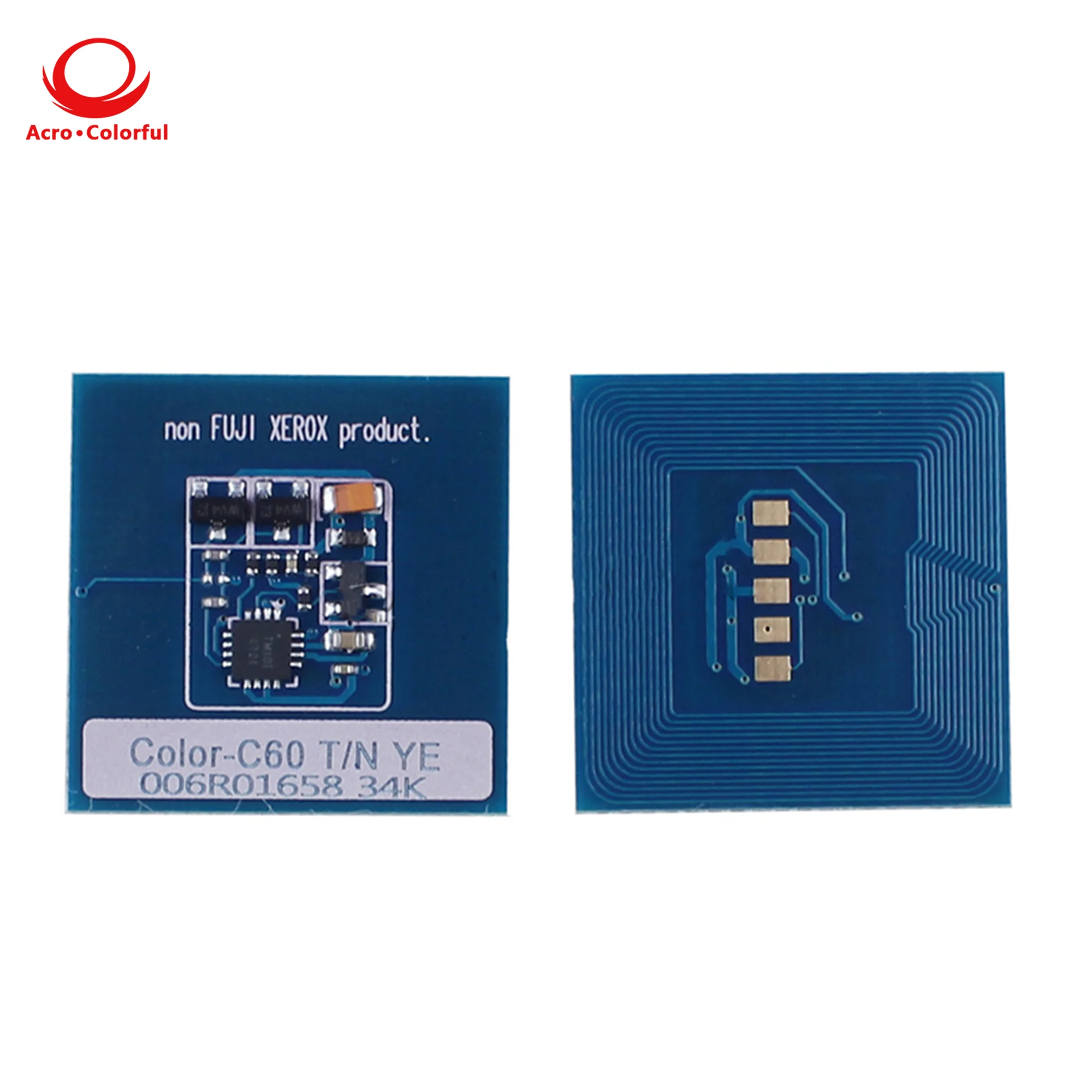 

Compatible 006R01659 006R01660 006R01661 006R01662 Toner Reset Chip Apply to Xerox Color C60 C70 Laser Printer Cartridge