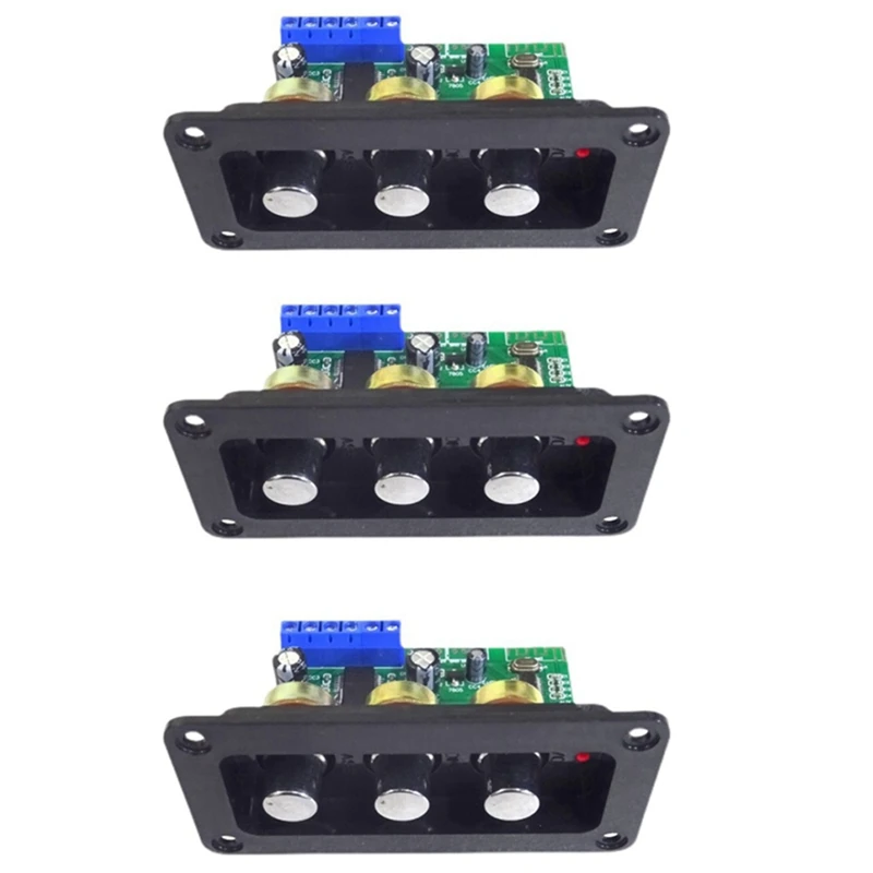 

3X Bluetooth 5.0 Amplifier Power Audio Board 30W Mono Stage Power Amplifier Board, U Disk Decoder Treble Bass Adjustment