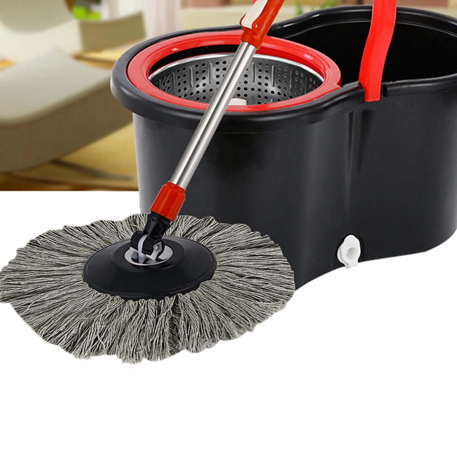 New Replacement 360 Rotating Head Easy Magic Microfiber Spinning Floor Mop Broom Cleaning Floors House home tools | Дом и сад