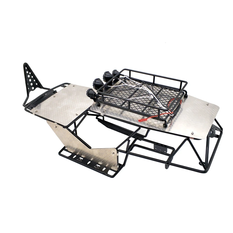 Для масштаба 1/10 RC Axial Wraith металлический каркас каркаса корпус с багажником на