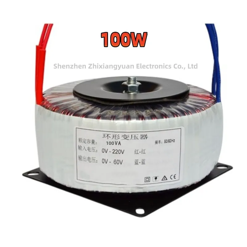 

100W 100VA Input 220V 230V 240V output 45 0 45V 24-0-24V 50 0 50V Power Audio Toroidal Transformer for Audio Amplifier