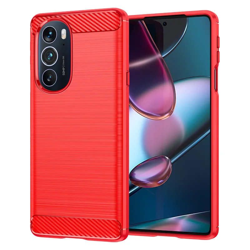 For Moto Edge X30 Case Cover For Moto G71 G51 Edge X30 S30 20 Shockproof Carbon Fiber Cover For Motorola Moto Edge X30 Fundas