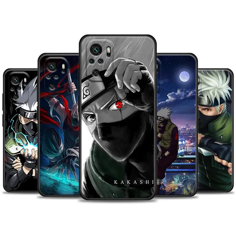 

Naruto Phone Case For Xiaomi Redmi Note 11 10 9 8 Pro 7 9S 8A 10S 11 Hatake Kakashi Anime Soft Cover For Red mi 8Pro 10Pro Coque