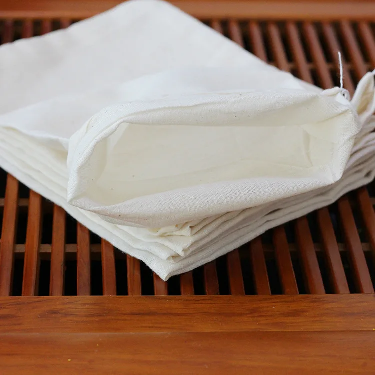 

Хлопковые мини-пакеты на шнурке