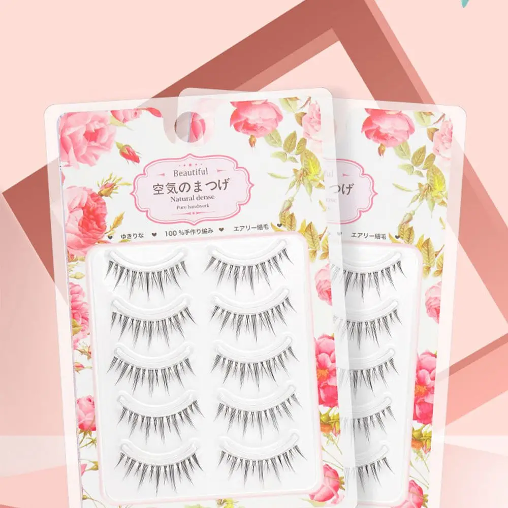 

Woman's Natural Curly Semi Permanent Self-adhesive Long Eye Makeup Tools Reusable False Eyelashes Eye Lash Extension