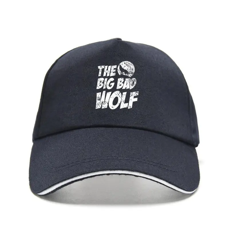 

New cap hat Fahion Print Baseball Cap Adjutabe The Big Bad Wof Baseball Cap , Funny Cute Haoween Cotue Gift
