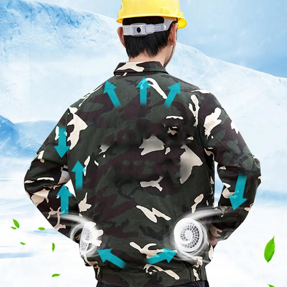 80%HOTAir Conditioning Coat Adjustable Wind Speed USB Charging Energy-saving Long Serving Time Three-gear Cooling Jacket Outdoor