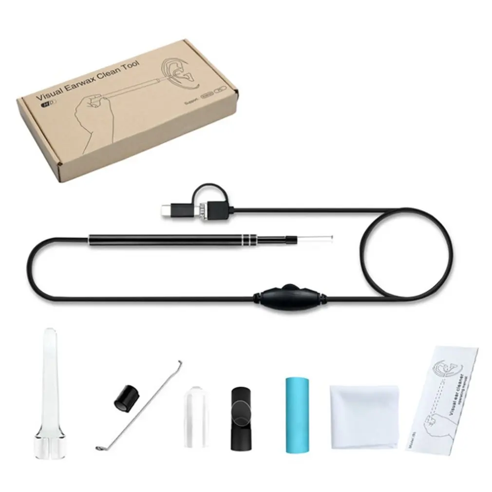 

USB Ear Cleaning Tool HD Visual Ear Spoon Multifunctional Earpick With Mini Camera Pen Ear Care In-ear Cleaning Endoscope
