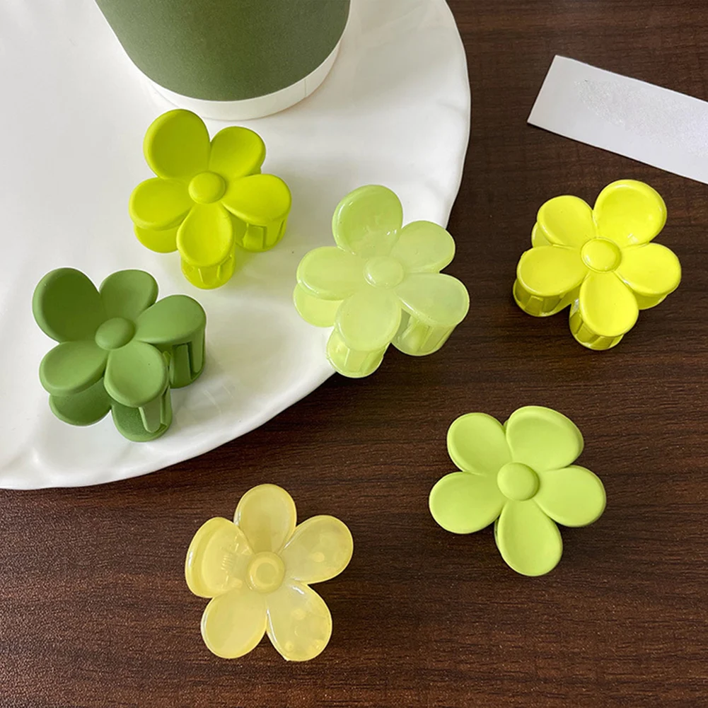 

Korea Flower Shape Hair Claw Clip For Women Girls Barrette Crab Hair Claws Ponytail Hairpins Bath Barrette Headwear Accessories