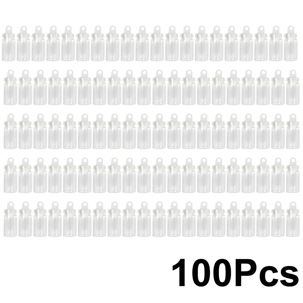 

Мини стеклянные бутылочки Jarvials 1 мл прозрачные 20/100 шт