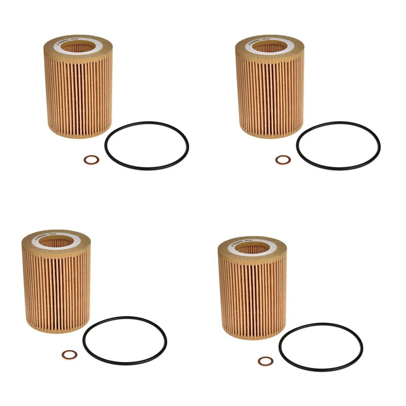 

4Pcs Hu925/4X Engine Oil Filter For Bmw 325Ci 330Ci X3 X5 Z4 Z3 325I 325Xi E36 Z3 E46 E60 E83 11427512300