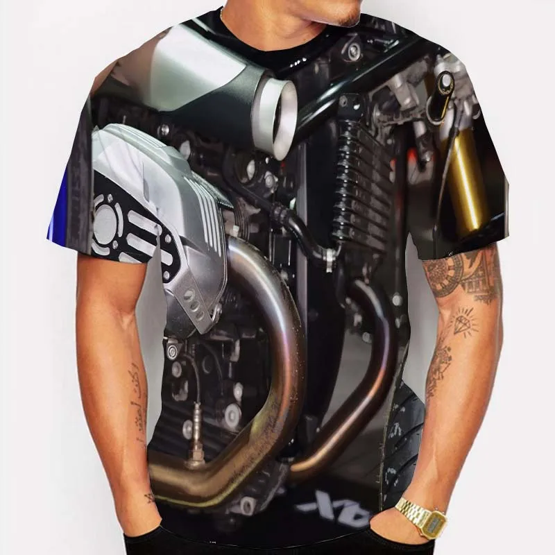 

Мужская футболка с коротким рукавом, забавная футболка большого размера с 3D-принтом