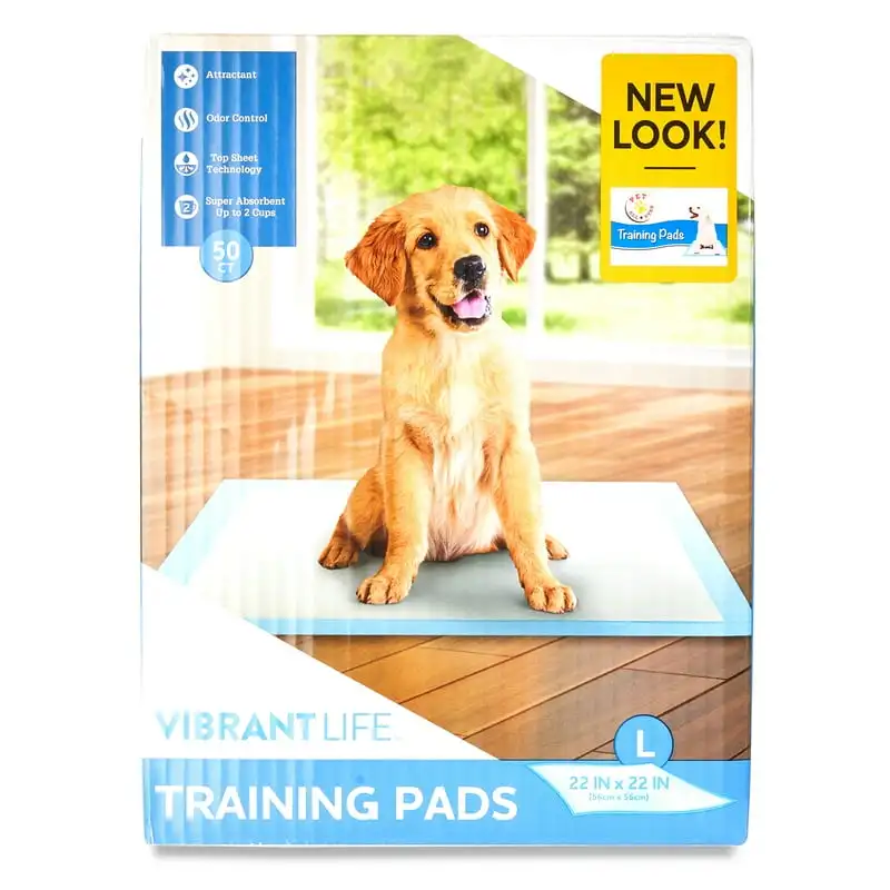 

Pads, Dog & Puppy Pads,L, 22×22 in,50 Count