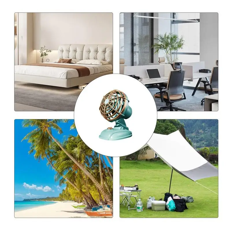 Настольный вентилятор Персональный охлаждения винтажный ультра-тихий сильный