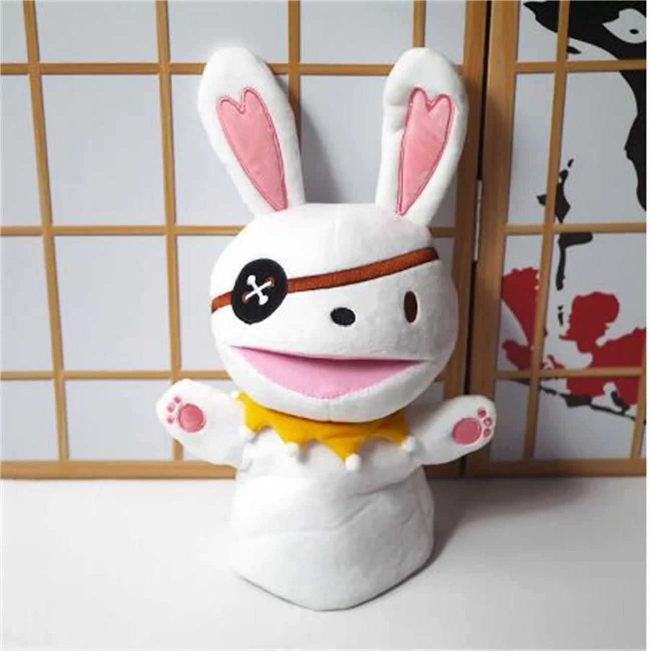 

Anime DATE A LIVE Hermit Yoshino Cosplay Cute Rabbit Puppet Plush Doll for Hand Toys hand puppet Gifts