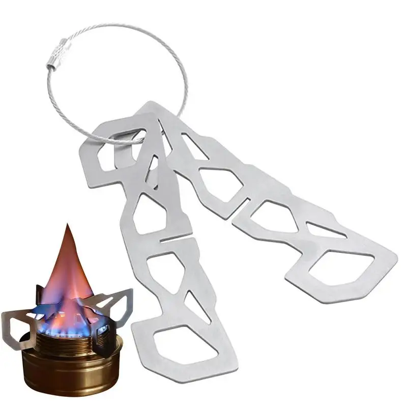 

Stove Rack Stainless Steel Camping Stove Pot Rack Multipurpose Cooking Accessories For Friends Parents Neighbors And Campers To