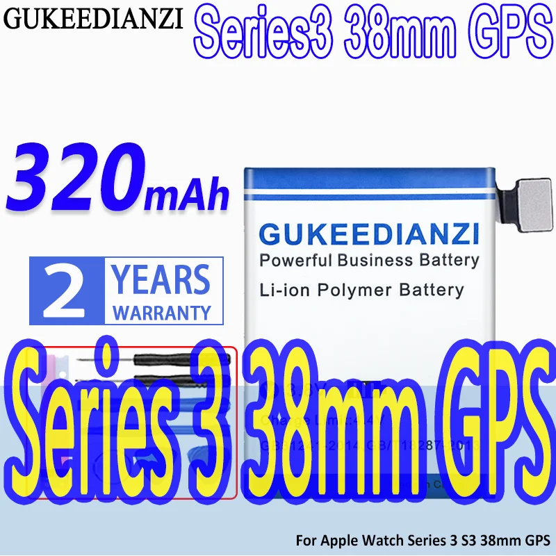 

Аккумулятор LTE GPS большой емкости для Apple Watch Series 3 S3 38 мм 42 мм
