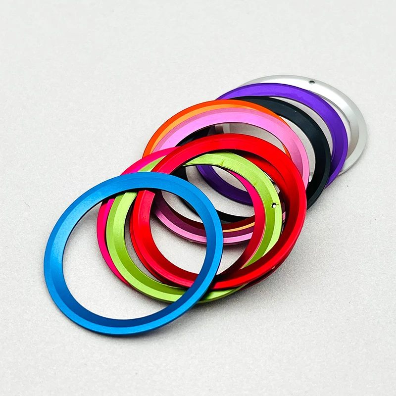 Mod 38mm Metal SUB Sloped Bezel Insert Ring Inner Diameter 30.5 mm Fits Mechanical Men's Watch Replacement Repair Parts