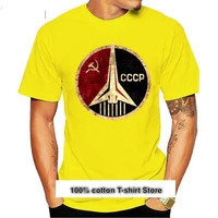 ropa de hombre camiseta negra retro vintage con logotipo de programa espacial ruso sovi%c3%a9tico cccp urss