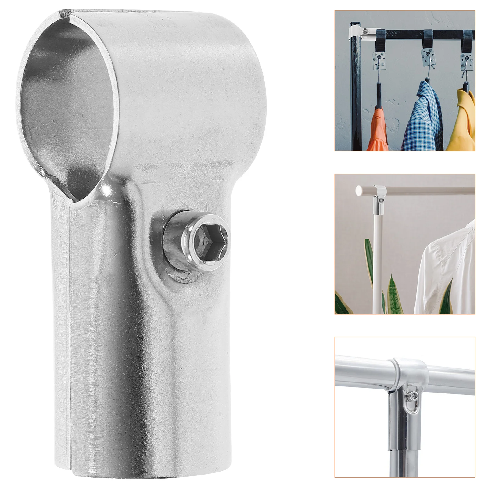 

4 Pcs Chain Fence Clamps Pipe Tool Pipe Clamps Woodworking Pipe Fittings End Pipe Clamps Stainless Steel Chain Link Fence Clamp