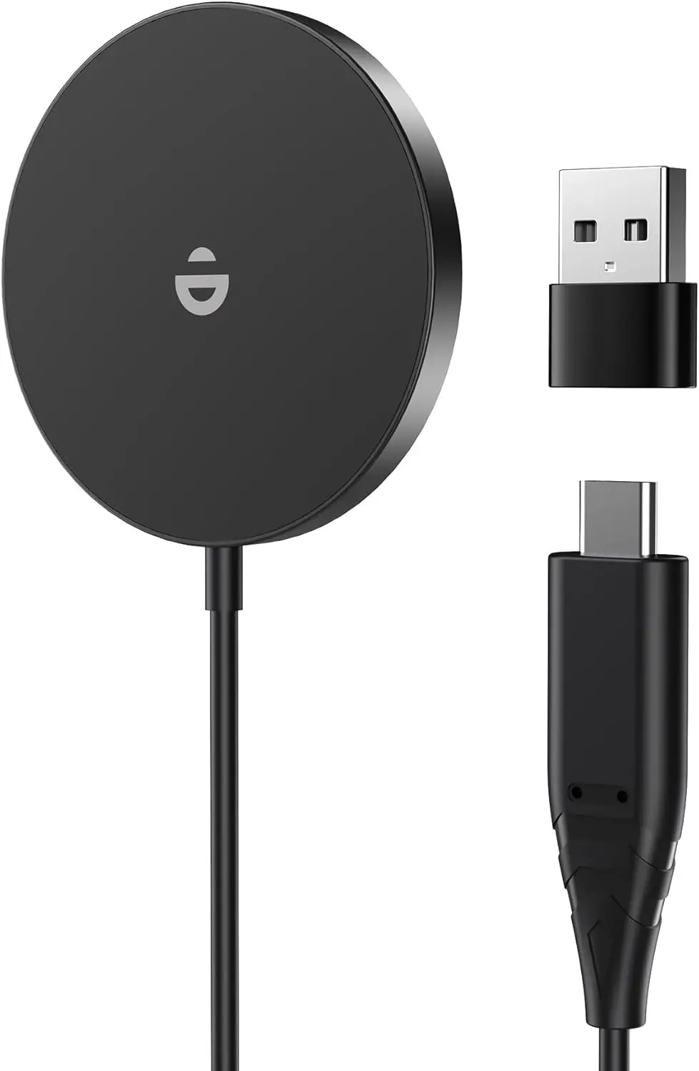 Магнитные беспроводные зарядные устройства USB C 15 Вт док-станция для быстрой