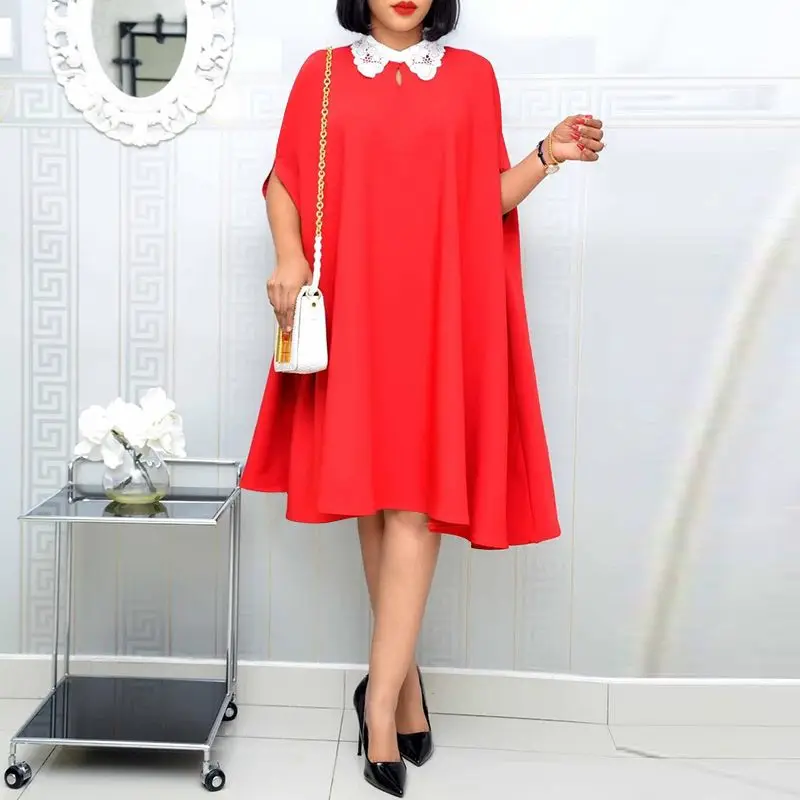 

Bohemian Party Vestidos VONDA 2022 Casual Lapel Cape Street Dress Ladies Sexy Sleeveless A-Lined Beach Sundress Oversize Robes