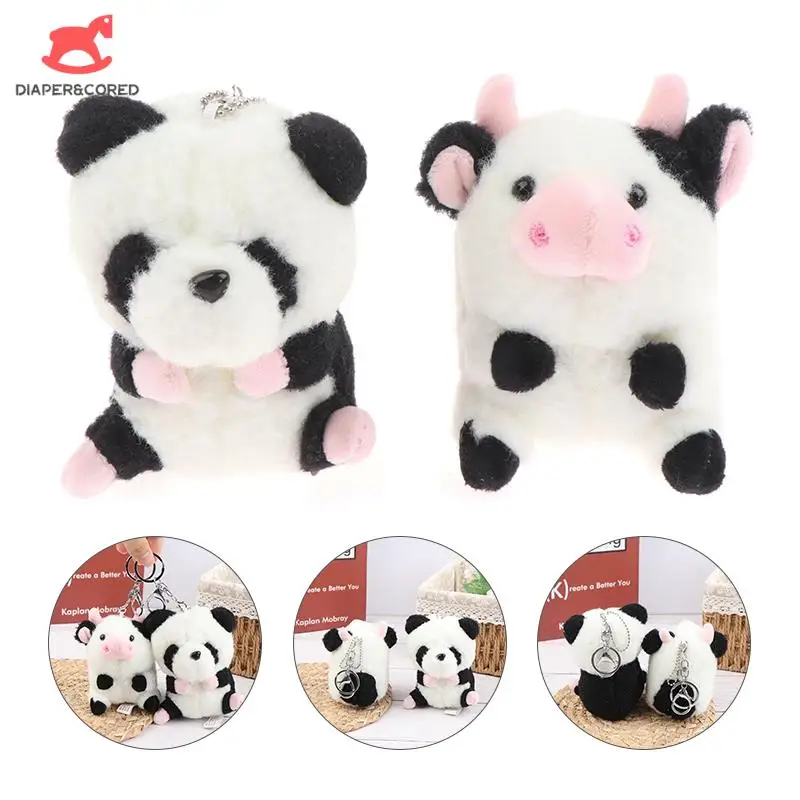 

Брелок Плюшевый в виде милой китайской панды и свиньи для мужчин и женщин, украшение для рюкзака, сумки, автомобиля, брелок-подвеска, подарок...