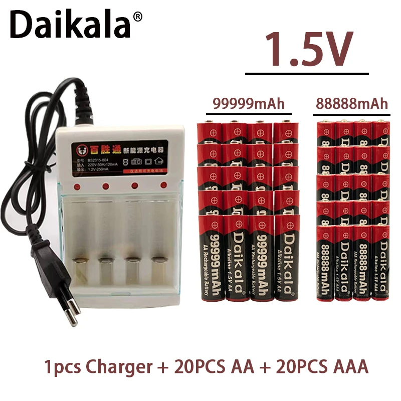 

100% Original 1.5V Battery, Aa99999mah and Aa888 888Mah. Used For Electronic Toys, Remote Controls, Shavers And 1.5V Chargers