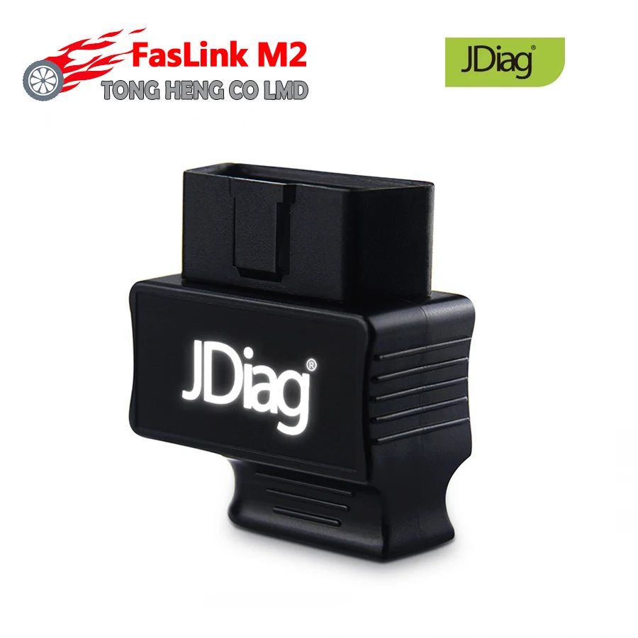 Считыватель кодов JDiag Faslink M2 OBDII, автомобильный диагностический сканер OBD2 Bluetooth 4,0