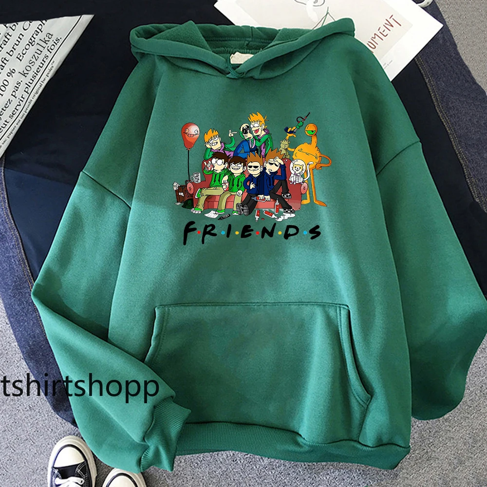 Модная Толстовка Eddsworld Friends модный мужской свитшот пуловеры в стиле Харадзюку С