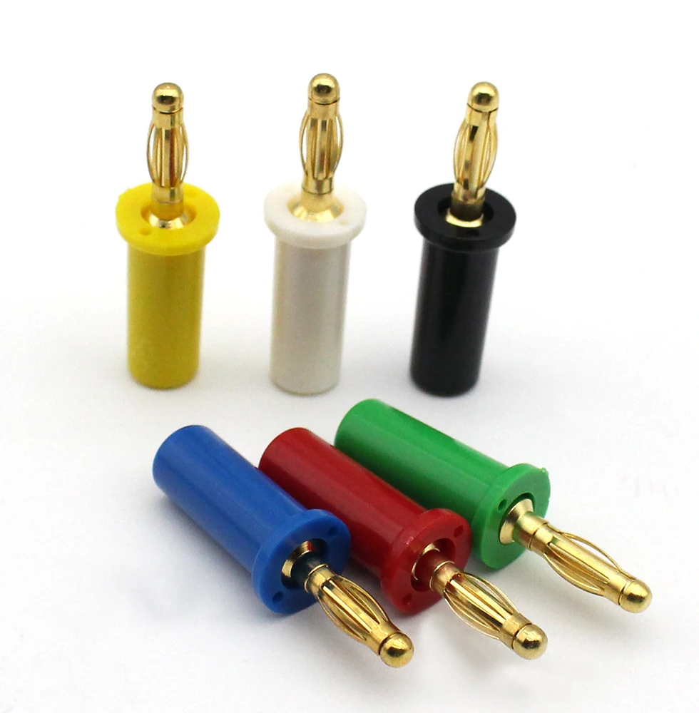 

Pure copper gold-plated 4mm banana plug, lantern type, high current 4mm sound box, speaker wire, banana welding head