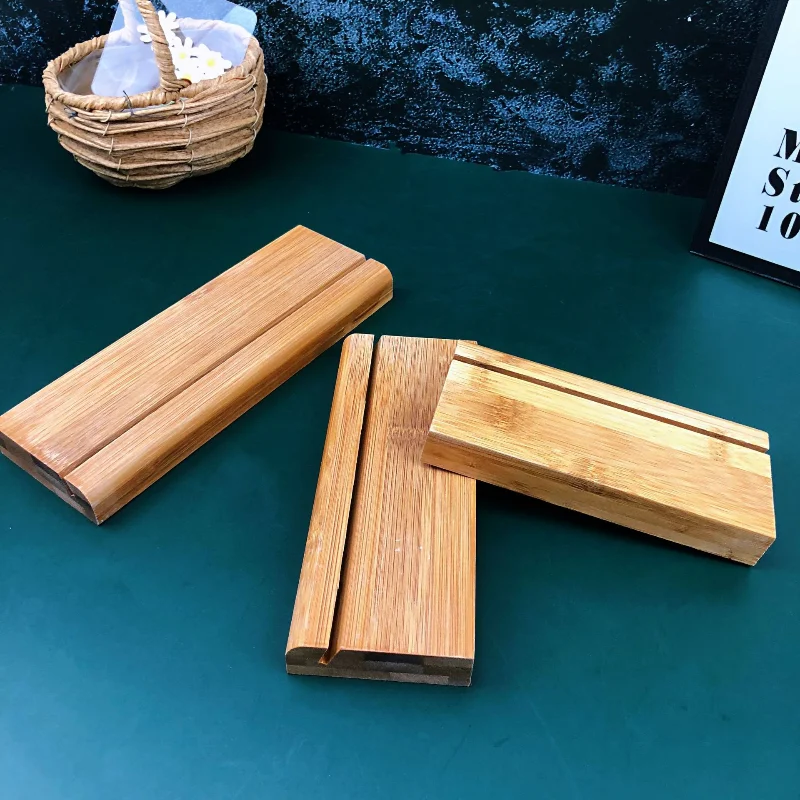 Acrylic Jewelry Display Rack Earring Stand Necklace Shelf Transparent Solid Wood Jewelry Display Storage Rack