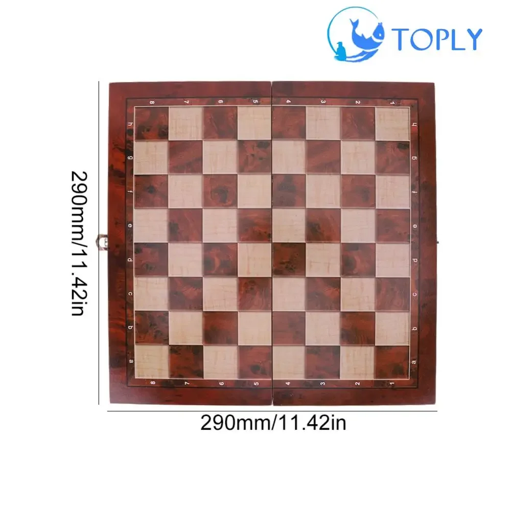 Большой Деревянный Набор Шахматной Доски 29x29 См Развитие Стратегического